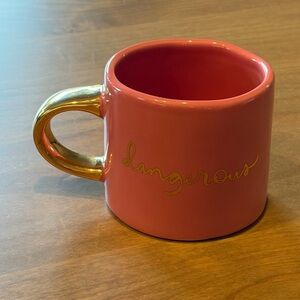 Fringe Studio Dangerous Cute Mug Pink/Gold